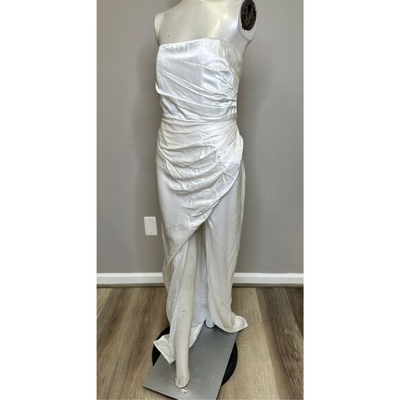 NWT SAU LEE Priyanka Dress in Ivory US 10 $495 - Picture 4 of 9